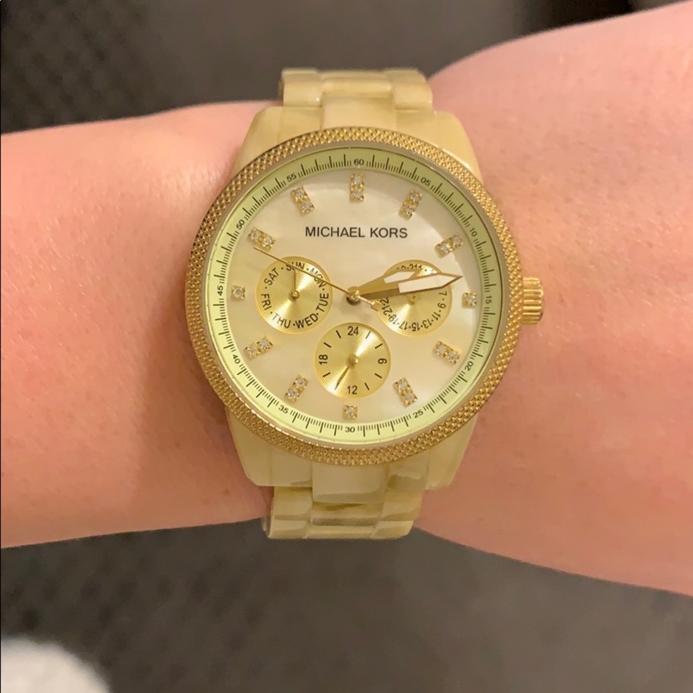 Michael Kors Tortoise Watch